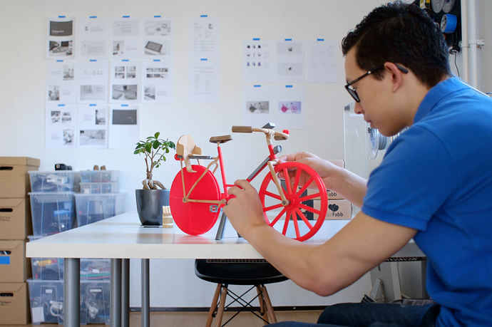 چاپ دوچرخه مدل مقیاس