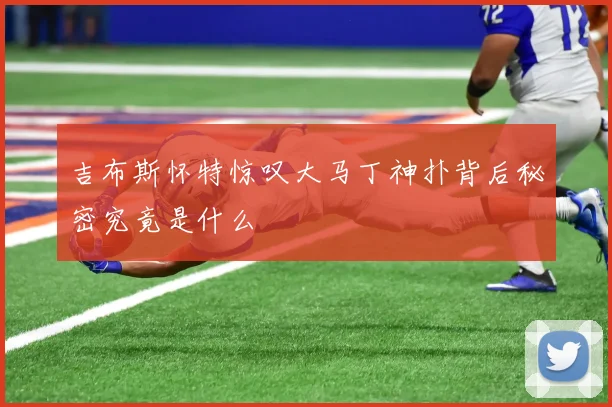 吉布斯怀特惊叹大马丁神扑背后秘密究竟是什么